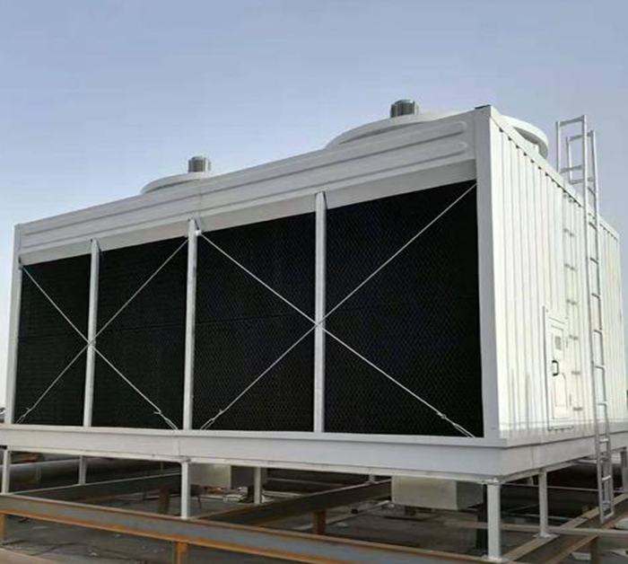 約克水冷柜機(jī)冷卻塔安裝圖